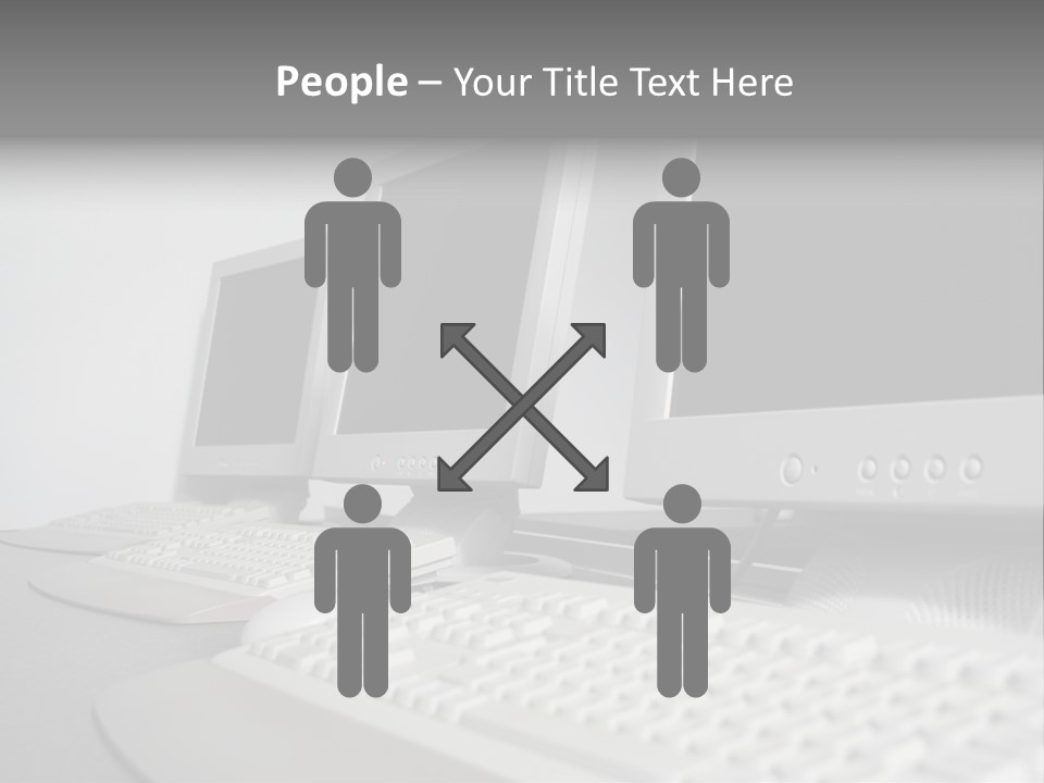 Computer Room Close PowerPoint Template