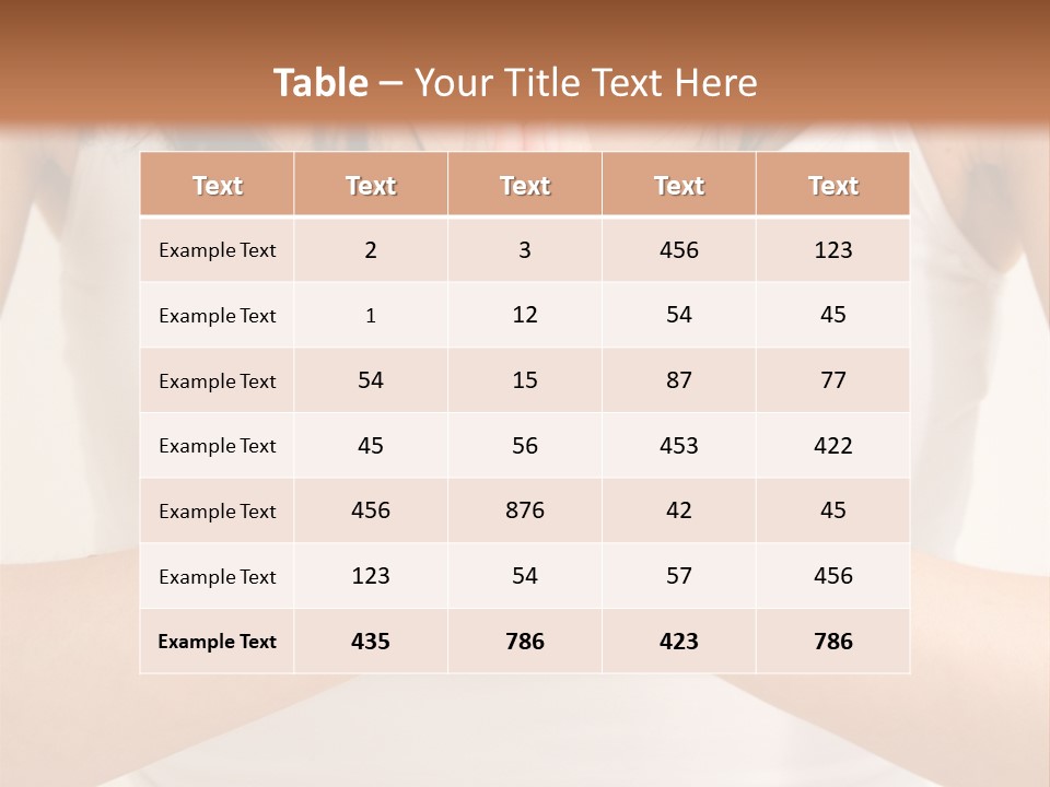 Woman Relaxing In A Yoga Position PowerPoint Template