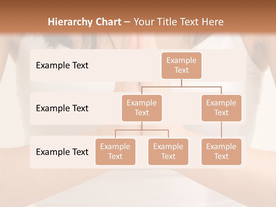 Woman Relaxing In A Yoga Position PowerPoint Template