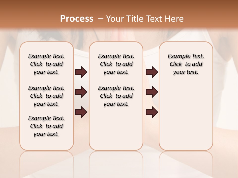 Woman Relaxing In A Yoga Position PowerPoint Template