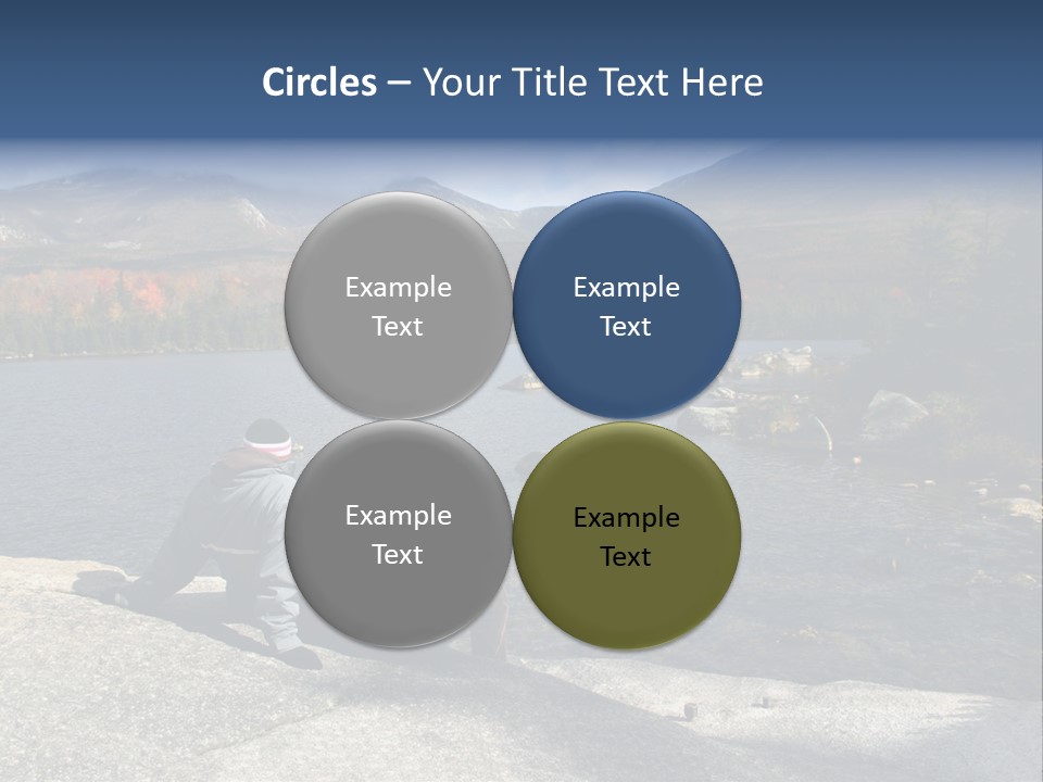 Couple At Katahdin PowerPoint Template