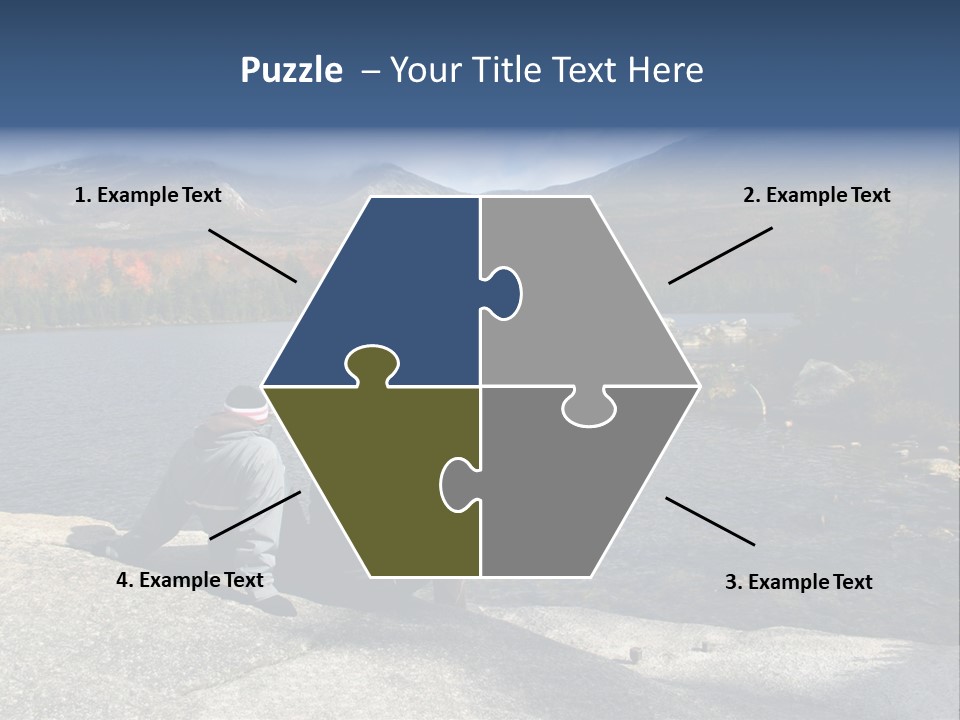 Couple At Katahdin PowerPoint Template