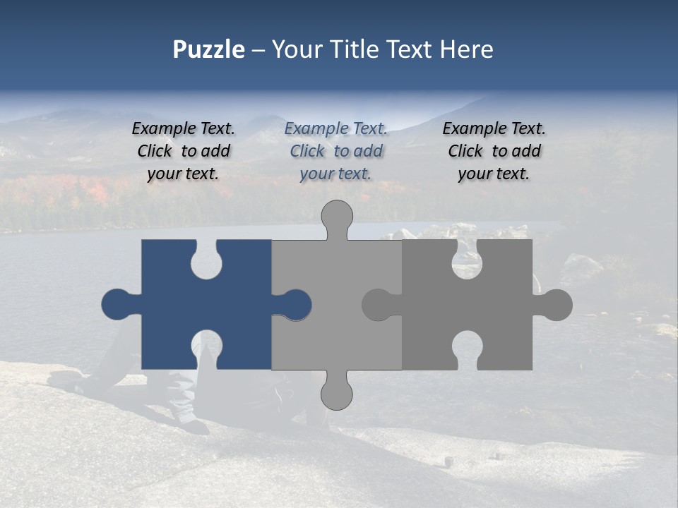 Couple At Katahdin PowerPoint Template