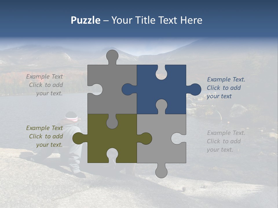 Couple At Katahdin PowerPoint Template