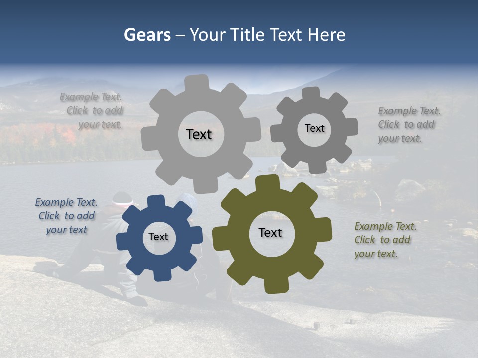 Couple At Katahdin PowerPoint Template