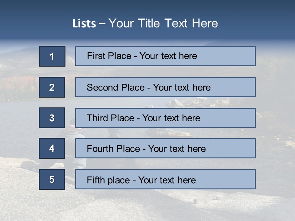 Couple At Katahdin PowerPoint Template