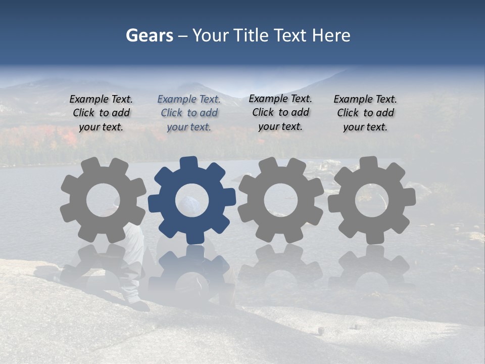 Couple At Katahdin PowerPoint Template