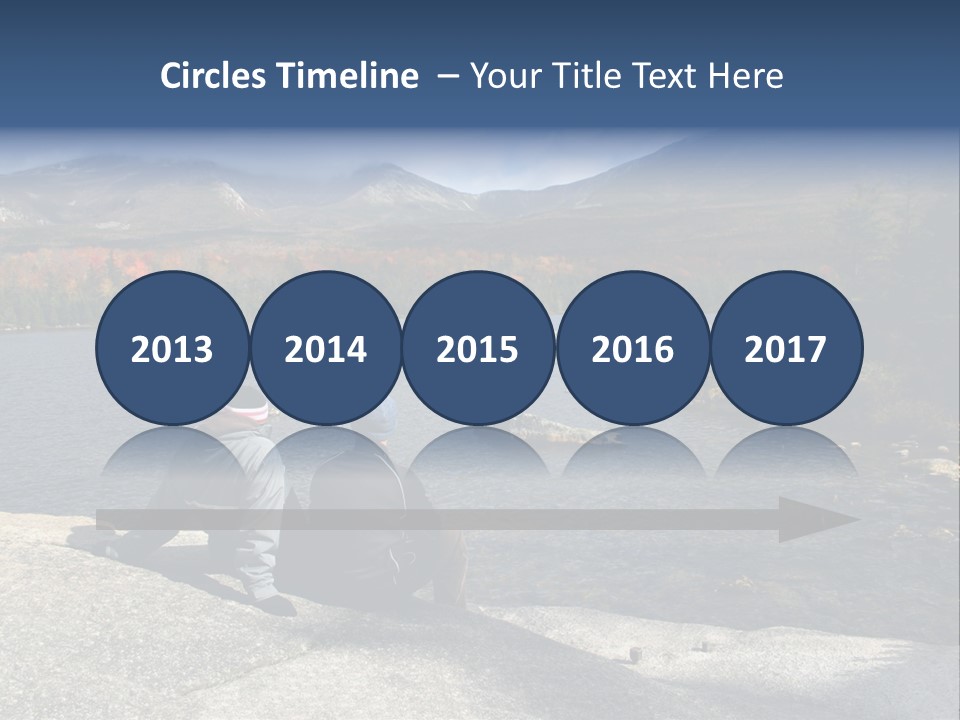 Couple At Katahdin PowerPoint Template