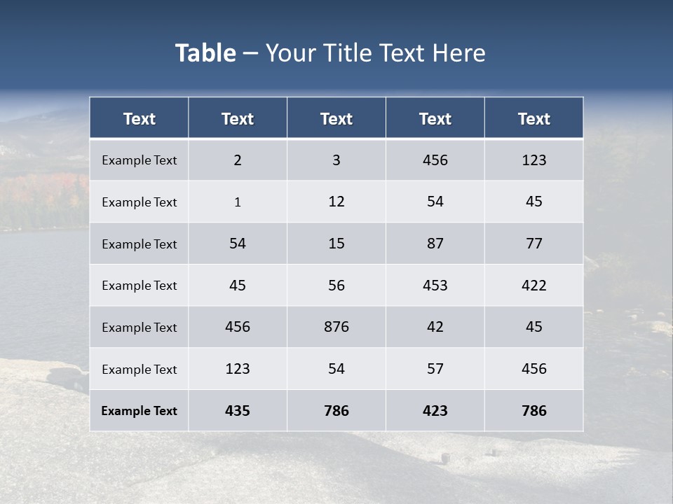 Couple At Katahdin PowerPoint Template