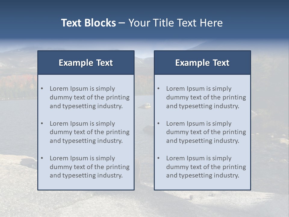Couple At Katahdin PowerPoint Template
