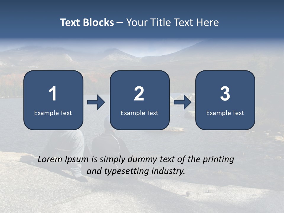 Couple At Katahdin PowerPoint Template