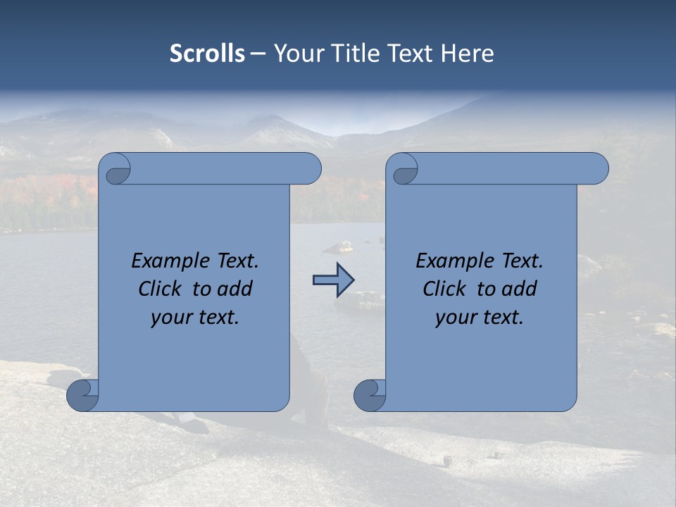 Couple At Katahdin PowerPoint Template