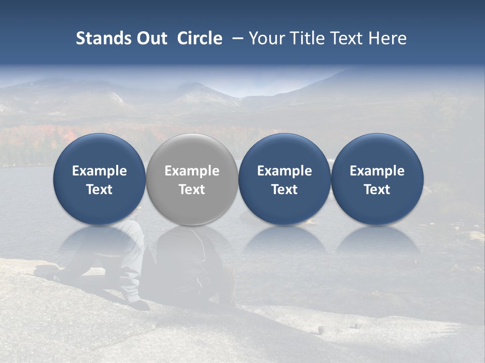 Couple At Katahdin PowerPoint Template