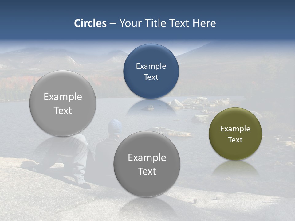 Couple At Katahdin PowerPoint Template