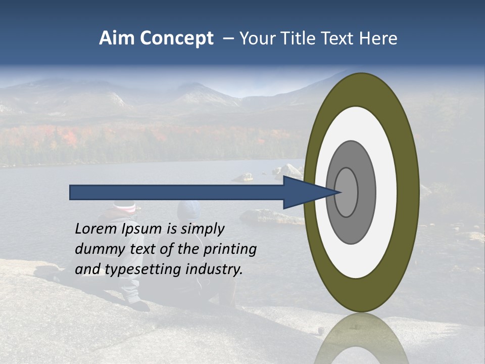 Couple At Katahdin PowerPoint Template