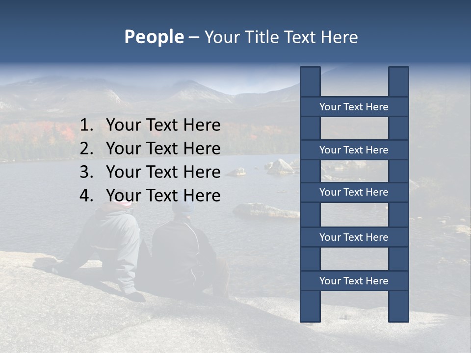 Couple At Katahdin PowerPoint Template