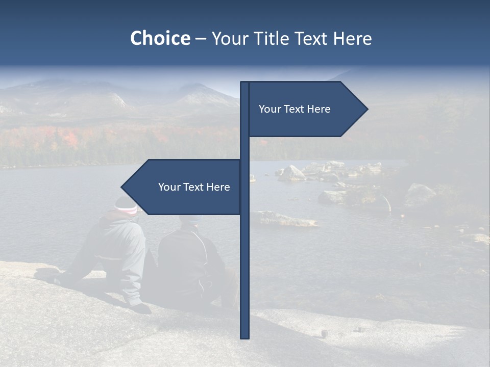 Couple At Katahdin PowerPoint Template