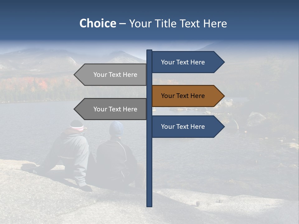 Couple At Katahdin PowerPoint Template