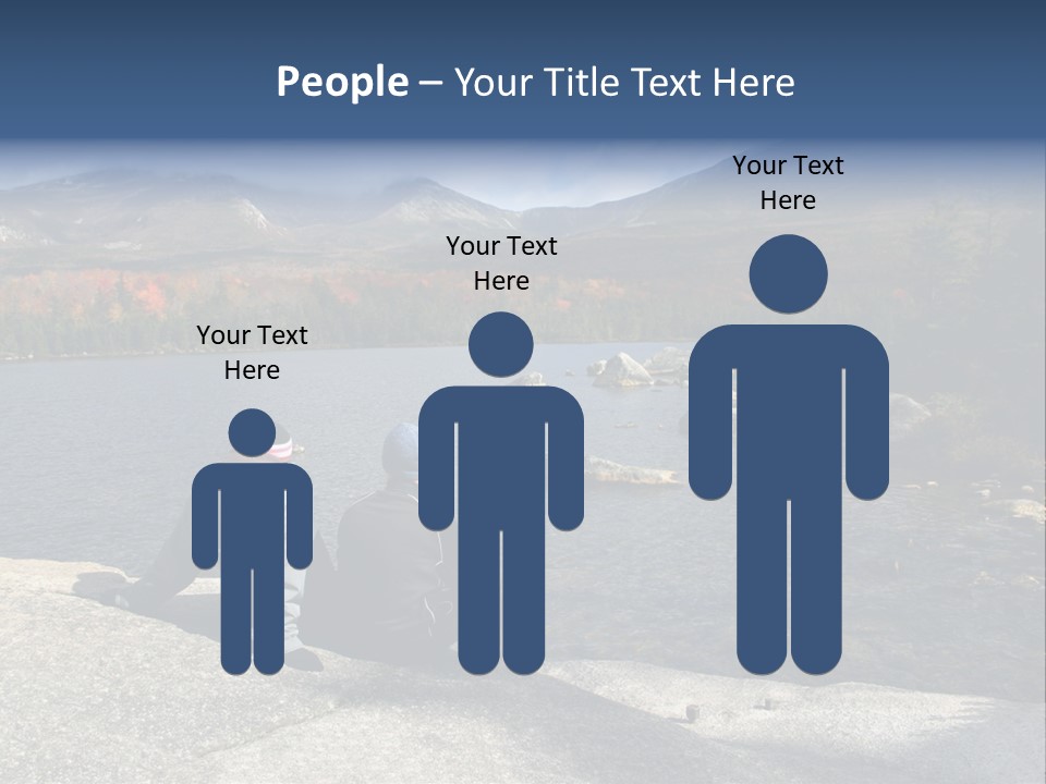 Couple At Katahdin PowerPoint Template