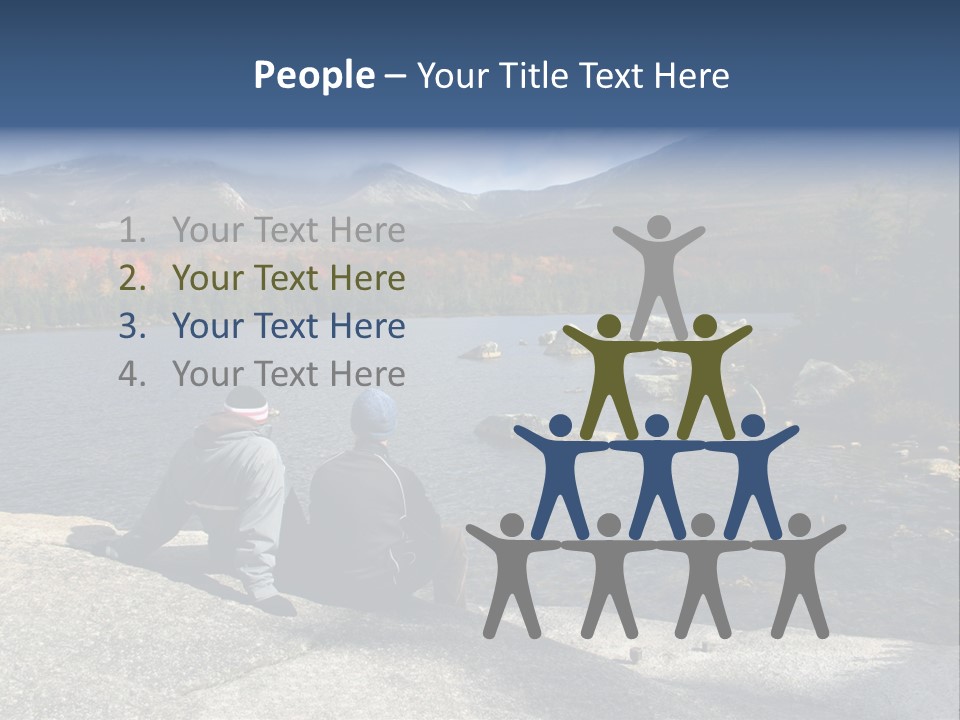 Couple At Katahdin PowerPoint Template