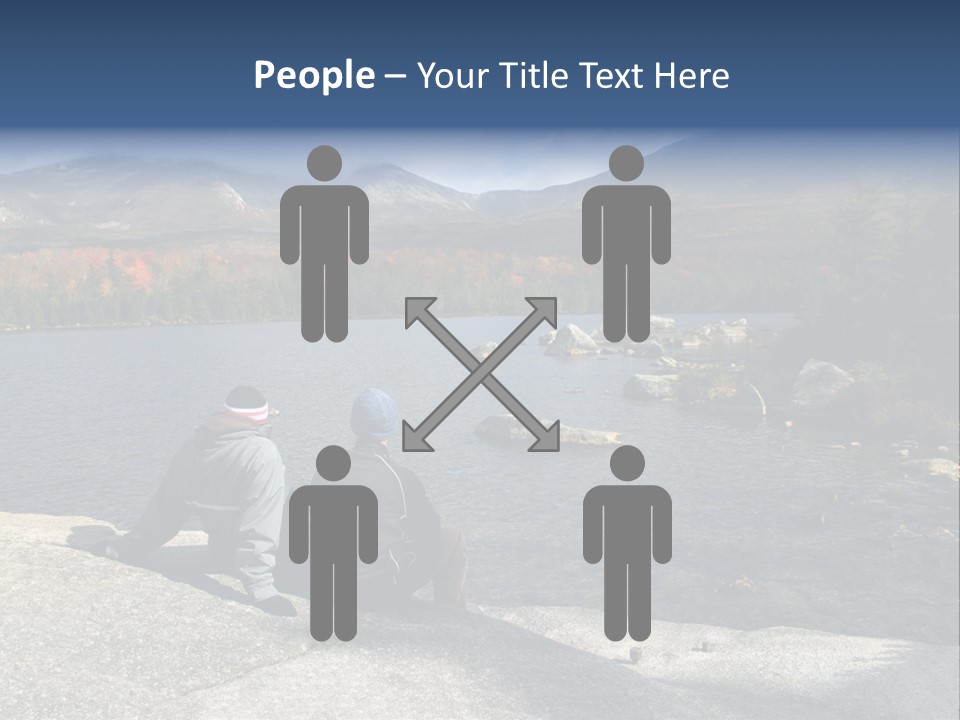 Couple At Katahdin PowerPoint Template