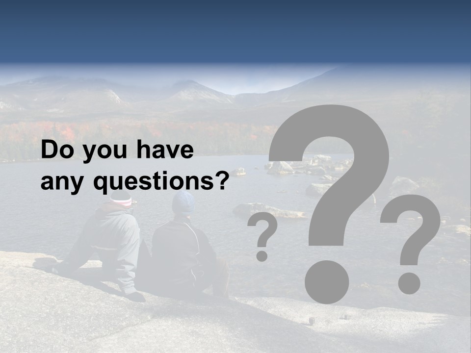 Couple At Katahdin PowerPoint Template