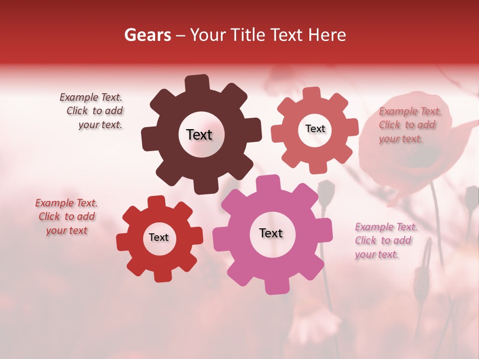 Poppy Field PowerPoint Template