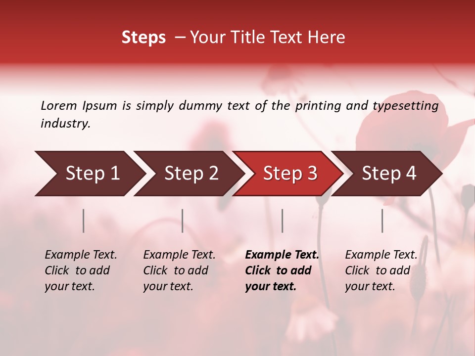 Poppy Field PowerPoint Template