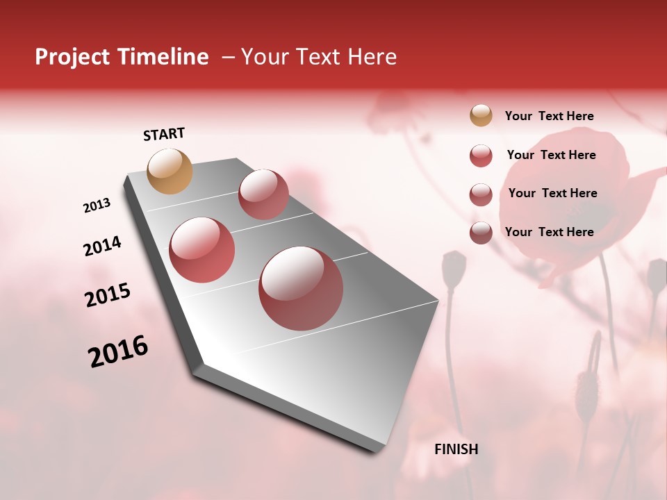 Poppy Field PowerPoint Template