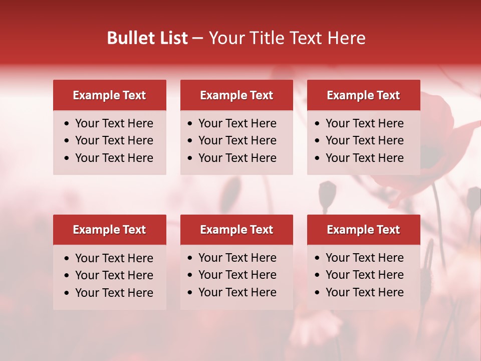 Poppy Field PowerPoint Template