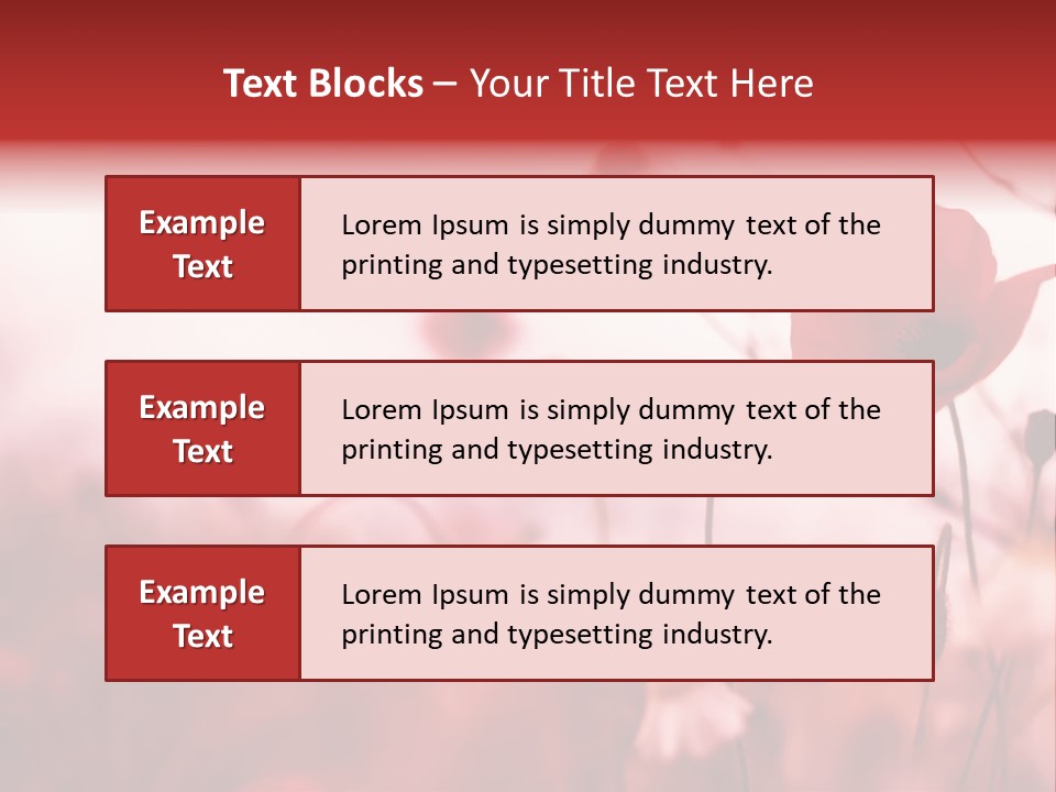 Poppy Field PowerPoint Template