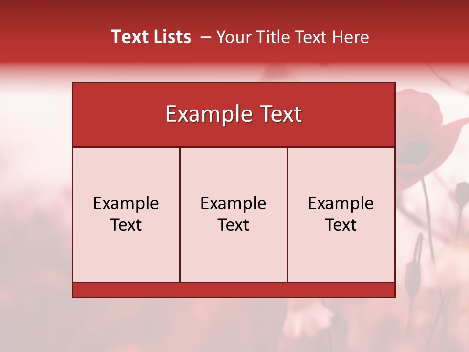 Poppy Field PowerPoint Template