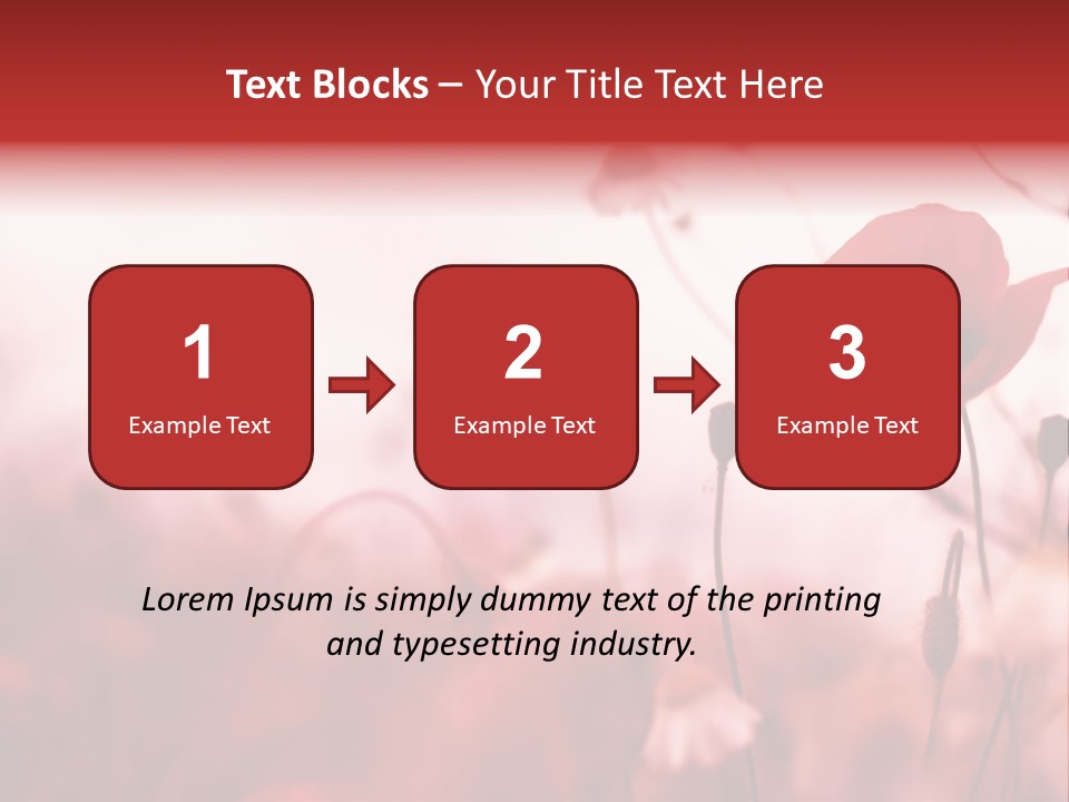 Poppy Field PowerPoint Template