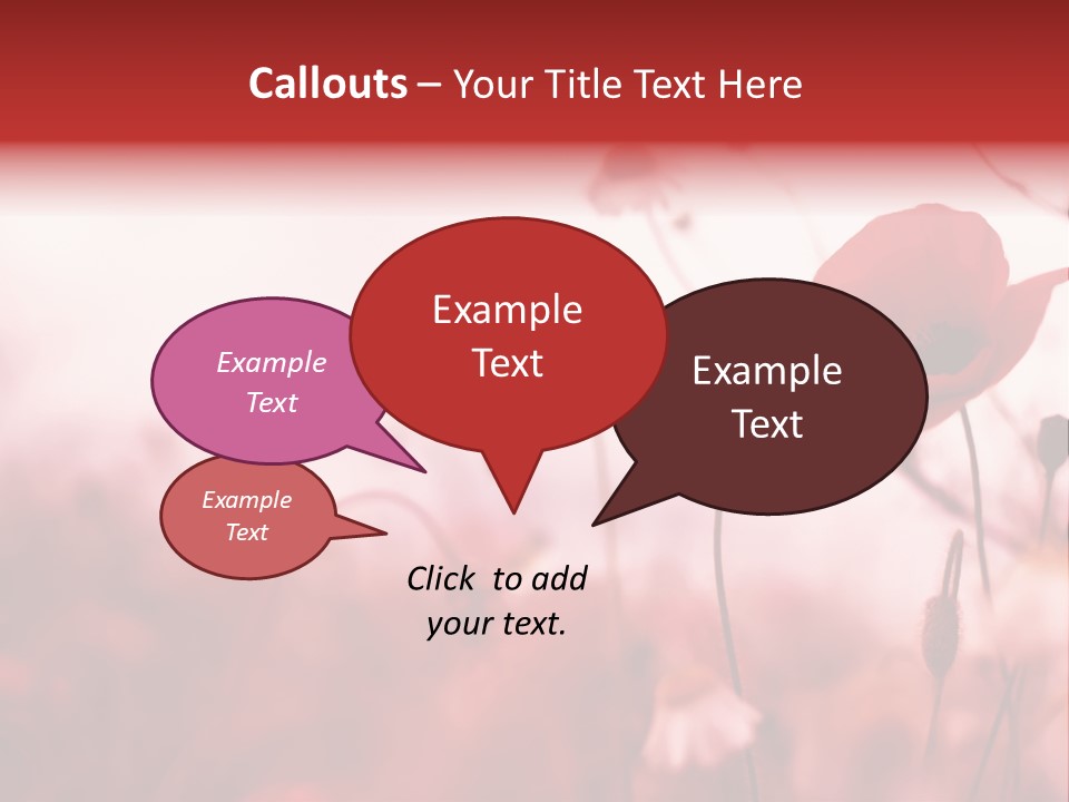 Poppy Field PowerPoint Template