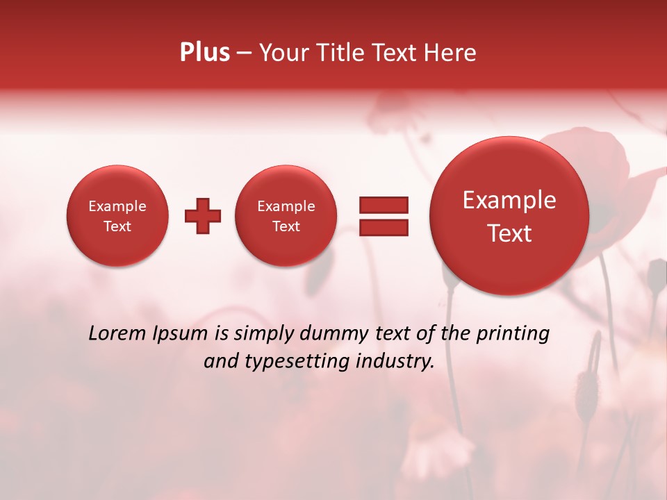 Poppy Field PowerPoint Template