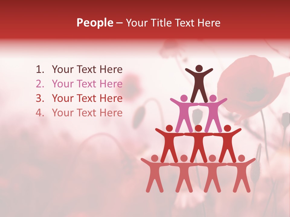 Poppy Field PowerPoint Template