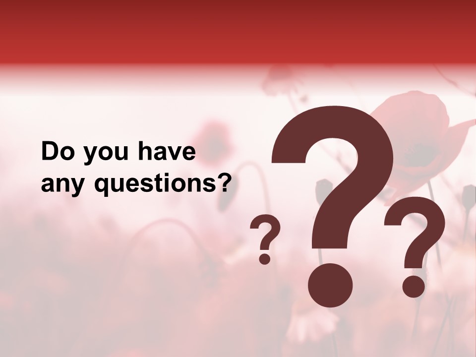 Poppy Field PowerPoint Template