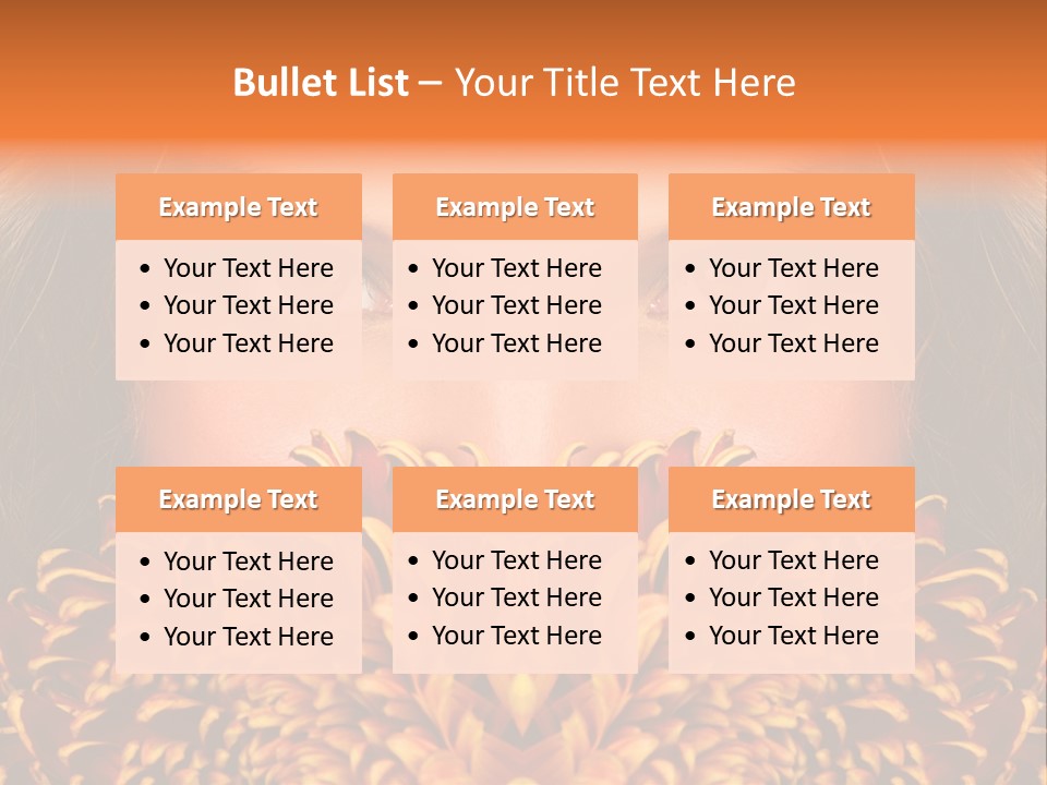 Mysterious Woman Eyes PowerPoint Template