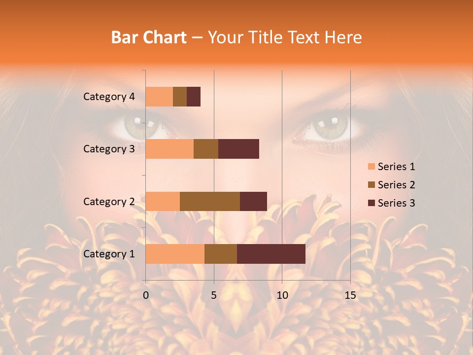 Mysterious Woman Eyes PowerPoint Template