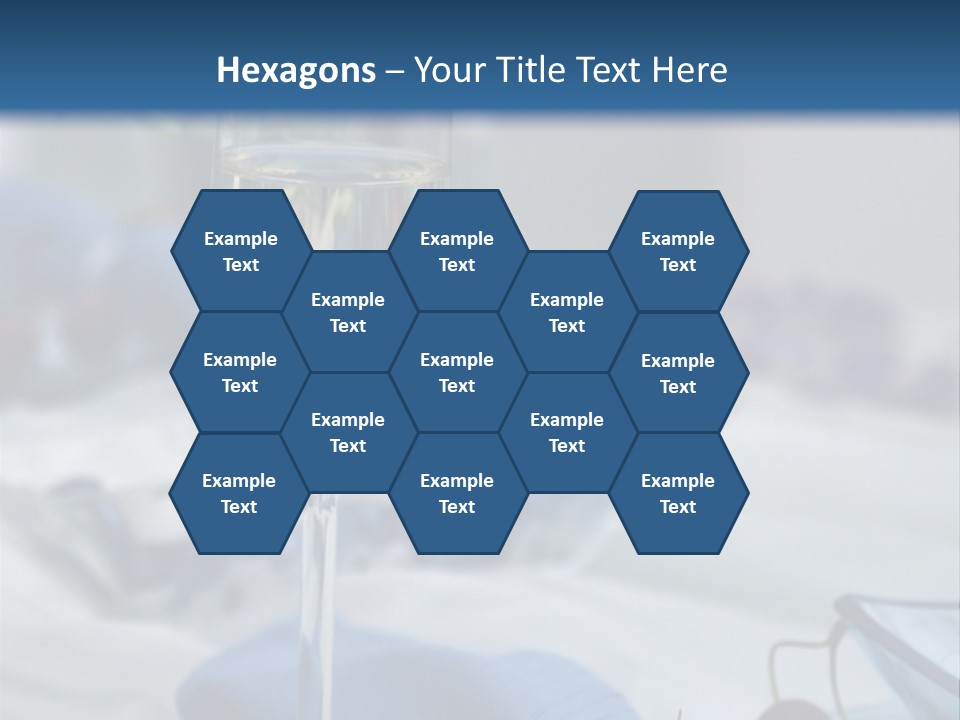 Crystal Glass On A Dining Table PowerPoint Template