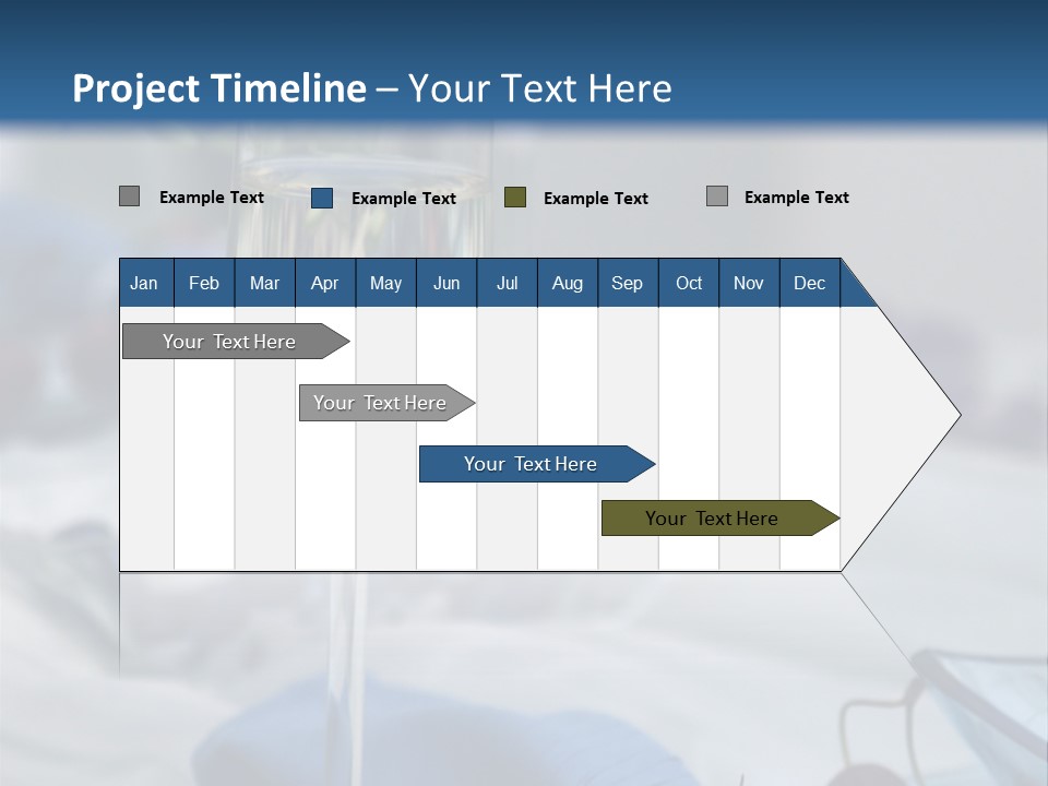 Crystal Glass On A Dining Table PowerPoint Template