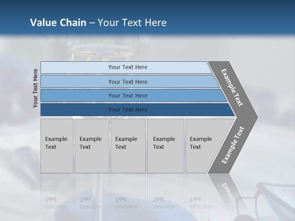 Crystal Glass On A Dining Table PowerPoint Template