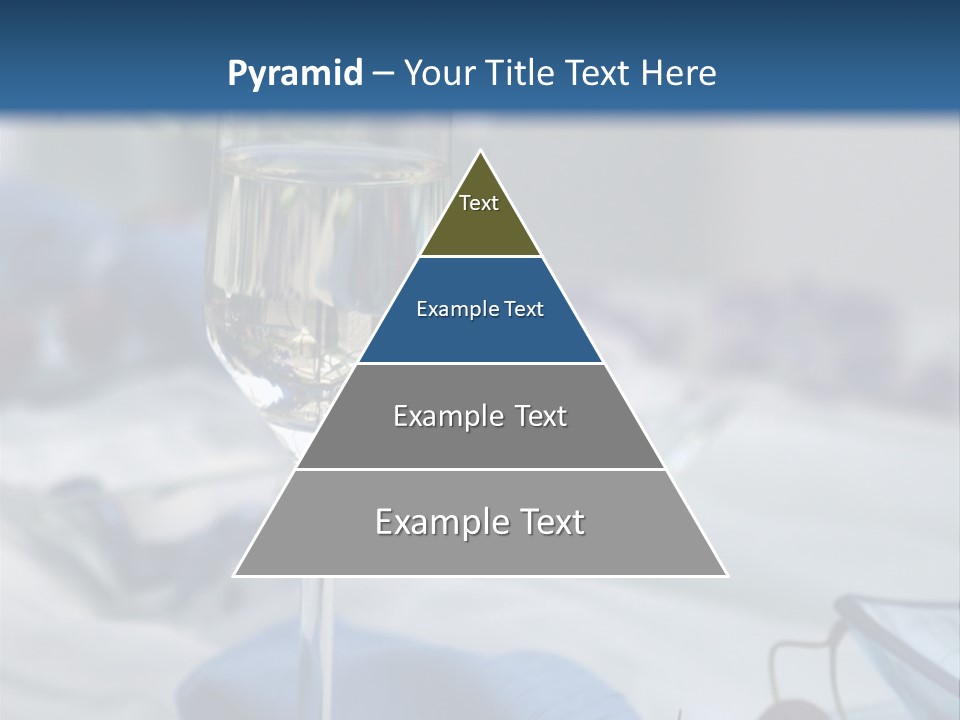 Crystal Glass On A Dining Table PowerPoint Template