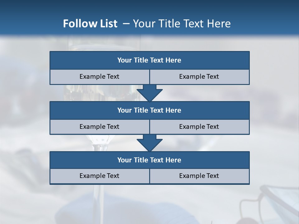 Crystal Glass On A Dining Table PowerPoint Template