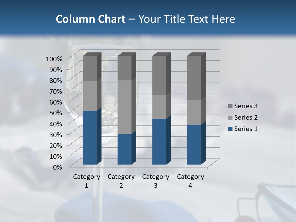 Crystal Glass On A Dining Table PowerPoint Template