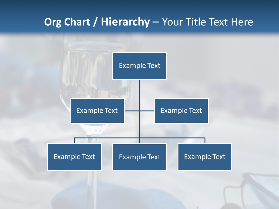 Crystal Glass On A Dining Table PowerPoint Template