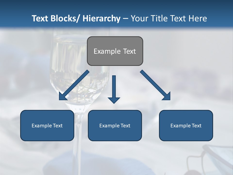 Crystal Glass On A Dining Table PowerPoint Template