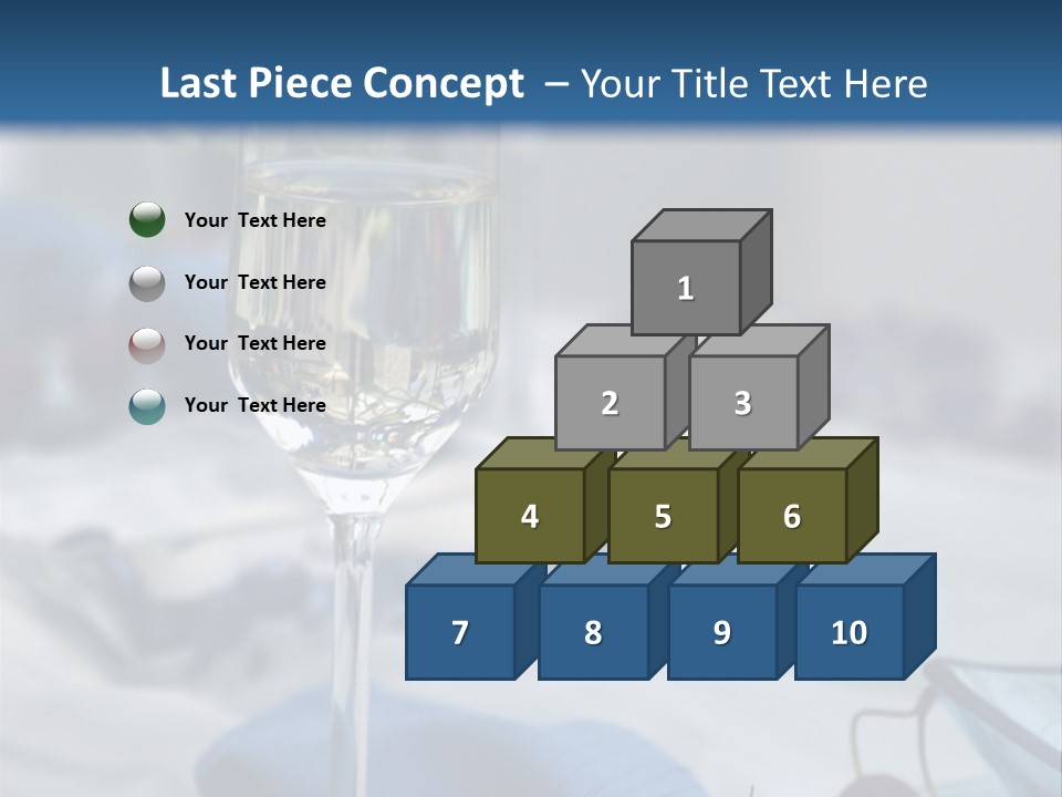 Crystal Glass On A Dining Table PowerPoint Template