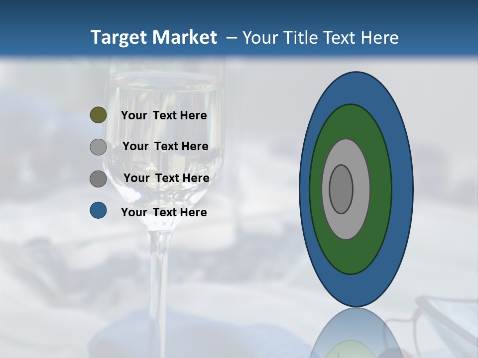 Crystal Glass On A Dining Table PowerPoint Template