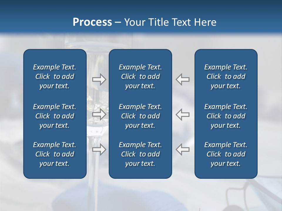 Crystal Glass On A Dining Table PowerPoint Template